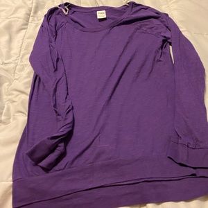 Pink long sleeve T-shirt